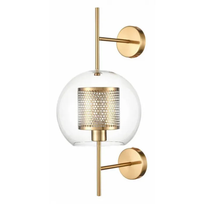 Бра Vele Luce Coro VL5524W41 Цвет арматуры латунь Цвет плафонов прозрачный от ImperiumLoft