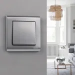 Выключатель одноклавишный без рамки Werkel W111 5 W1110002 Цвет арматуры никель от ImperiumLoft
