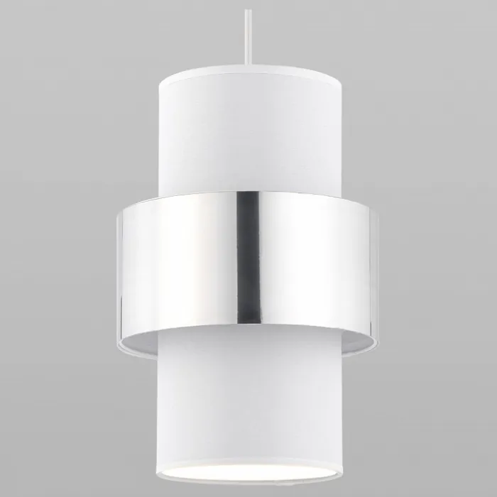 Подвесной светильник TK Lighting Calisto 849 Calisto Цвет арматуры белый Цвет плафонов хром от ImperiumLoft
