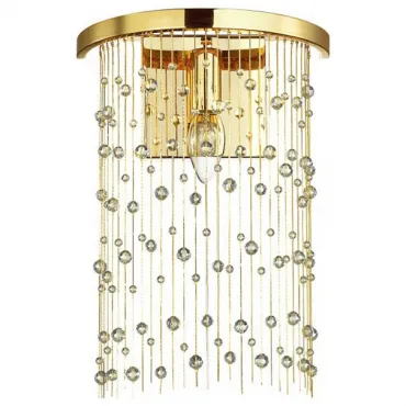 Накладной светильник Odeon Light Raini 4844/1W Цвет плафонов прозрачный Цвет арматуры золото от ImperiumLoft