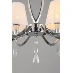 Подвесная люстра Omnilux Breguzzo OML-57703-06 Цвет арматуры хром Цвет плафонов белый от ImperiumLoft