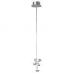Подвесной светильник DeLight Collection Crystal Light MD2553/1 Цвет арматуры хром Цвет плафонов прозрачный от ImperiumLoft
