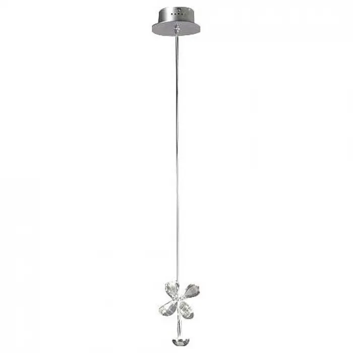Подвесной светильник DeLight Collection Crystal Light MD2553/1 Цвет арматуры хром Цвет плафонов прозрачный от ImperiumLoft
