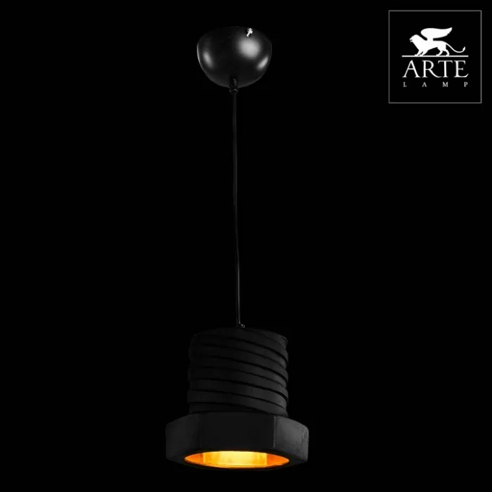 Подвесной светильник Arte Lamp Bijoux A6680SP-1BK Цвет арматуры черный Цвет плафонов черный от ImperiumLoft