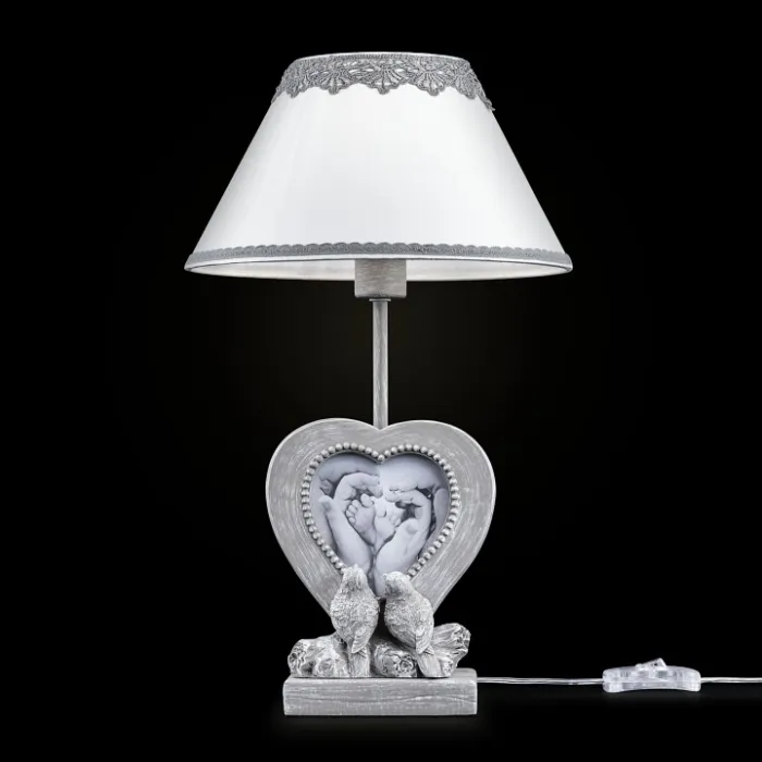 Настольная лампа декоративная Maytoni Bouquet ARM023-11-S Цвет арматуры серый Цвет плафонов белый от ImperiumLoft