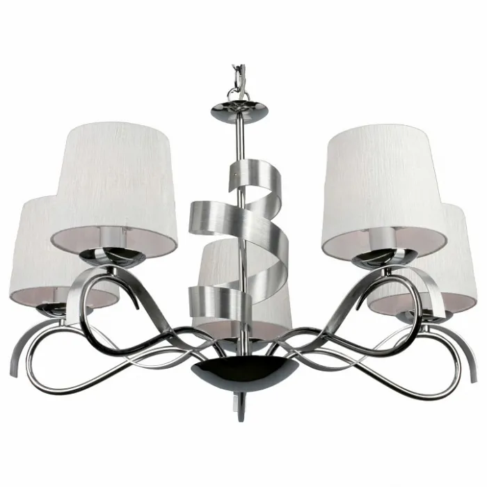 Подвесная люстра Omnilux Genoa OML-60103-05 Цвет арматуры хром от ImperiumLoft