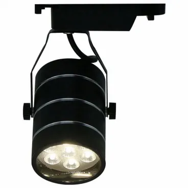 Светильник на штанге Arte Lamp Track Lights A2707PL-1BK Цвет арматуры черный Цвет плафонов черный