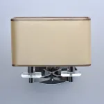 Бра MW-Light Палермо 386026202 Цвет арматуры хром Цвет плафонов коричневый от ImperiumLoft