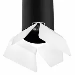 Накладной светильник Lightstar Rullo 3 R6487486 Цвет плафонов черно-белый
