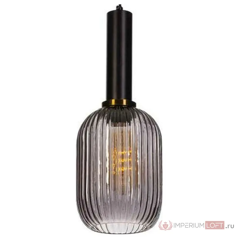 Подвесной светильник Loft it Iris 2070-A+BL Цвет арматуры черный Цвет плафонов серый от ImperiumLoft