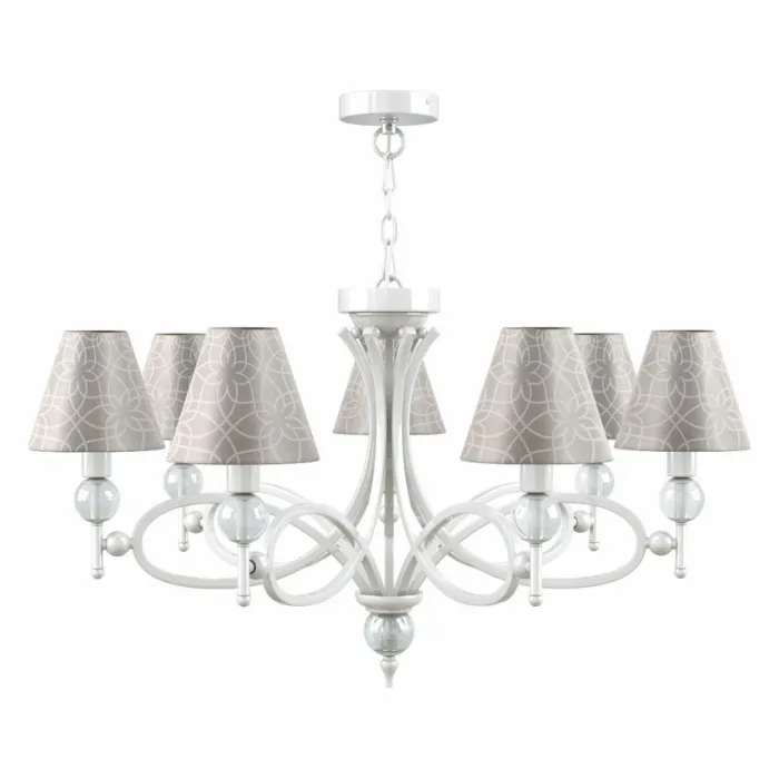 Подвесная люстра Maytoni Eclectic 1 M2-07-WM-LMP-O-4 Цвет арматуры белый Цвет плафонов серый от ImperiumLoft