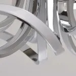 Потолочная люстра DeMarkt Аурих 11 496015006 Цвет арматуры хром Цвет плафонов хром от ImperiumLoft