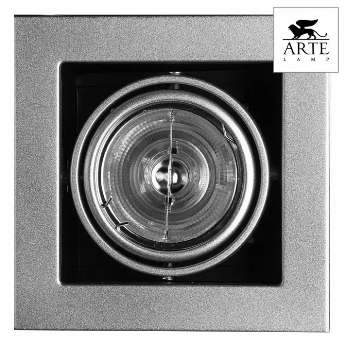 Встраиваемый светильник Arte Lamp Technika 2 A5930PL-1SI Цвет арматуры серебро Цвет плафонов серебро от ImperiumLoft