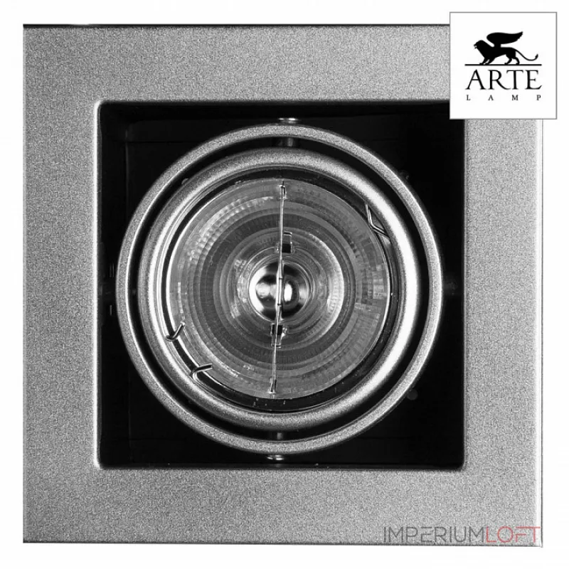 Встраиваемый светильник Arte Lamp Technika 2 A5930PL-1SI Цвет арматуры серебро Цвет плафонов серебро от ImperiumLoft Встраиваемый светильник Arte Lamp Technika 2 A5930PL-1SI Цвет арматуры серебро Цвет плафонов серебро от ImperiumLoft