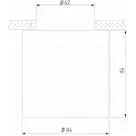 Накладной светильник Elektrostandard Orson 25034/LED