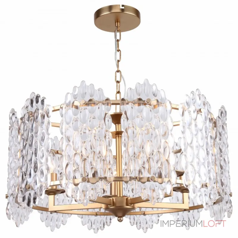 Подвесной светильник Stilfort Glazgo 1007/03/05P Цвет плафонов прозрачный Цвет арматуры золото от ImperiumLoft