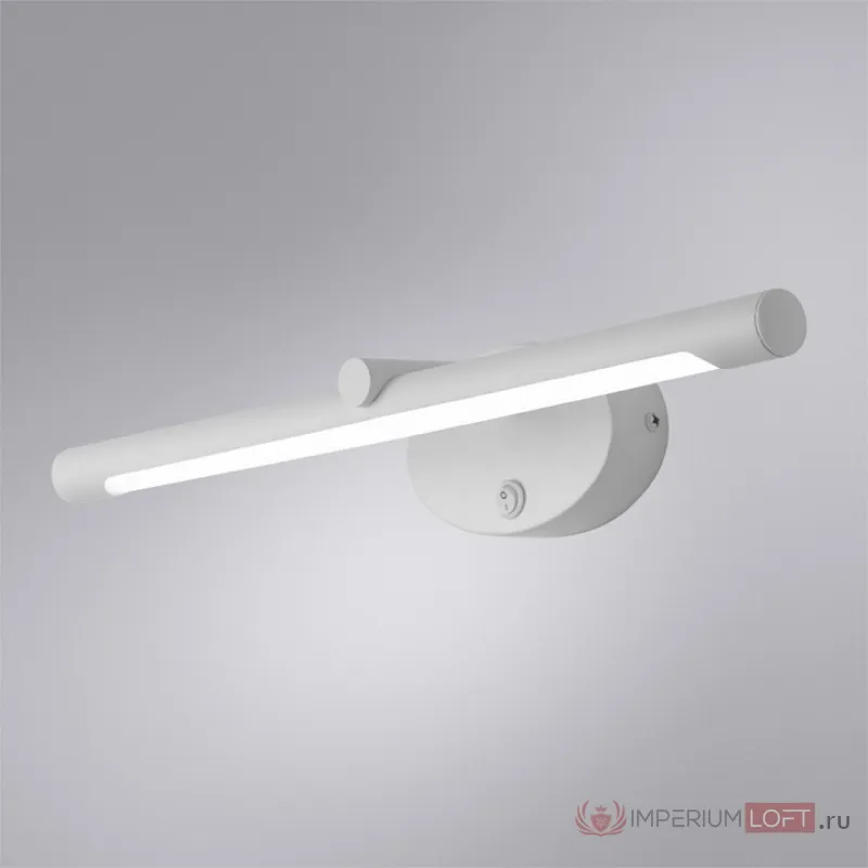 Подсветка для зеркала Arte Lamp Ronnie A8025AP-1WH Цвет арматуры Белый Цвет плафонов Белый от ImperiumLoft