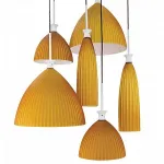 Подвесной светильник Lightstar Agola 810163 Цвет арматуры хром Цвет плафонов янтарный от ImperiumLoft