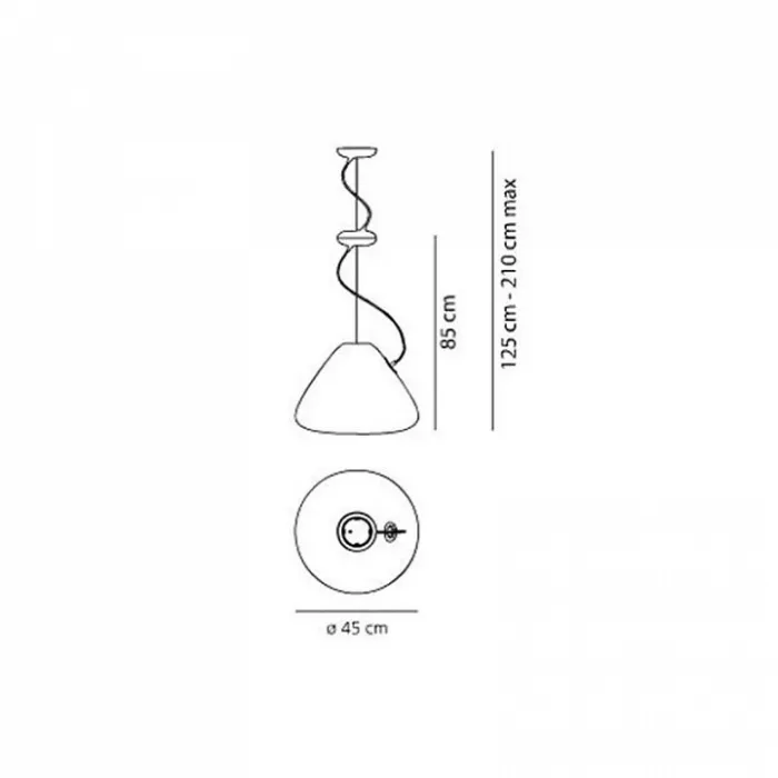 Подвесной светильник Artemide 1603010A от ImperiumLoft