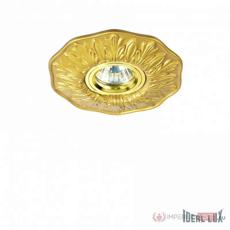 Встраиваемый светильник Ideal Lux Polka POLKA OTTONE Цвет арматуры золото от ImperiumLoft