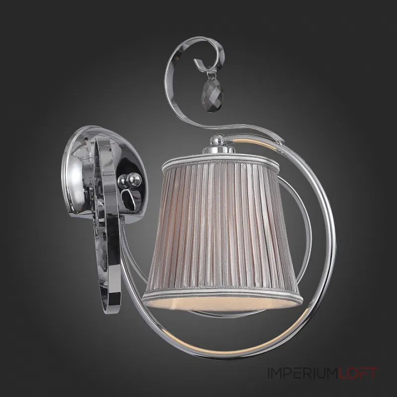 Бра EVOLUCE Azzurro SL177.101.01 Цвет арматуры хром Цвет плафонов серебро от ImperiumLoft Бра EVOLUCE Azzurro SL177.101.01 Цвет арматуры хром Цвет плафонов серебро от ImperiumLoft