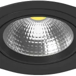 Встраиваемый светильник Lightstar Intero 111 i937600706 Цвет арматуры черно-белый