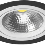 Встраиваемый светильник Lightstar Intero 111 i937600706 Цвет арматуры черно-белый