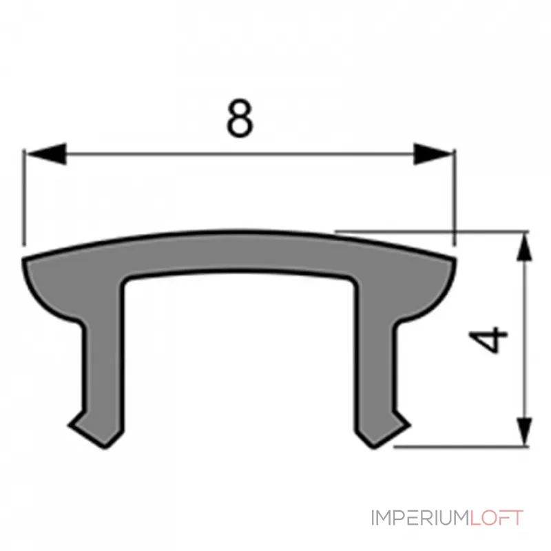 Профиль накладной Deko-Light F-01-05 983551 Профиль накладной Deko-Light F-01-05 983551