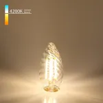 Лампа светодиодная Elektrostandard Свеча витая F E14 7Вт 4200K BLE1414