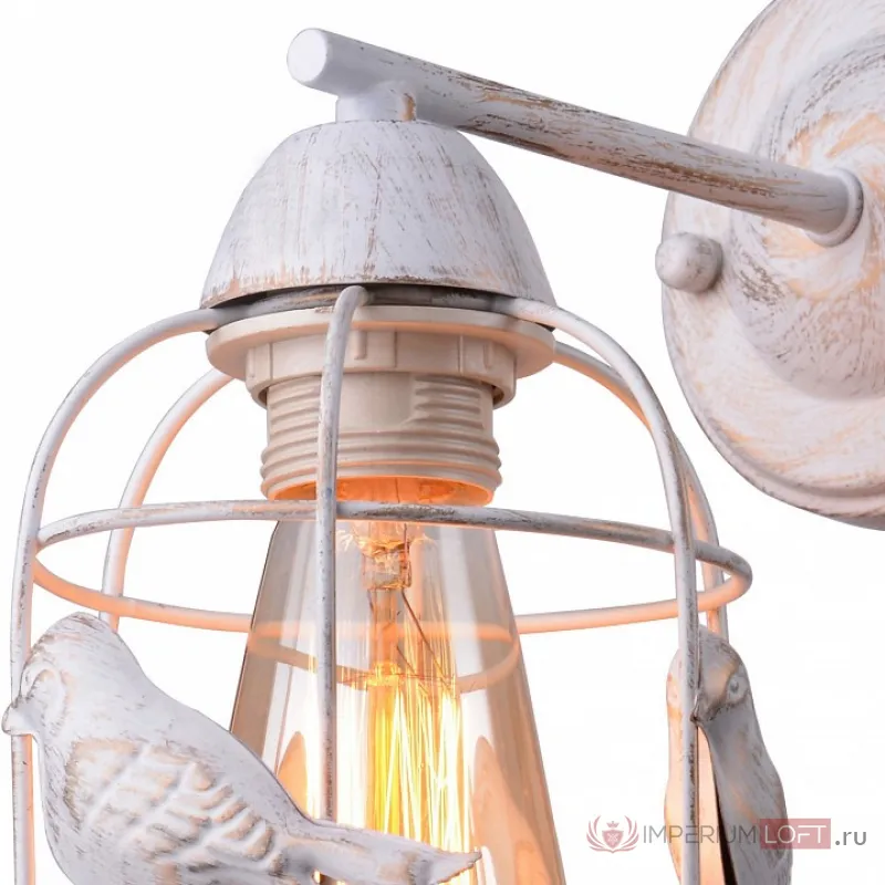 Бра Arte Lamp Cincia A5090AP-1WG Цвет арматуры золото Цвет плафонов золото от ImperiumLoft