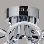 Потолочная люстра DeMarkt Аурих 11 496015006 Цвет арматуры хром Цвет плафонов хром от ImperiumLoft