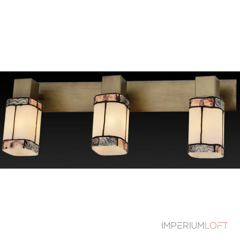 Спот TopLight Sylvia TL3770Y-03AB Цвет арматуры бронза Цвет плафонов коричневый