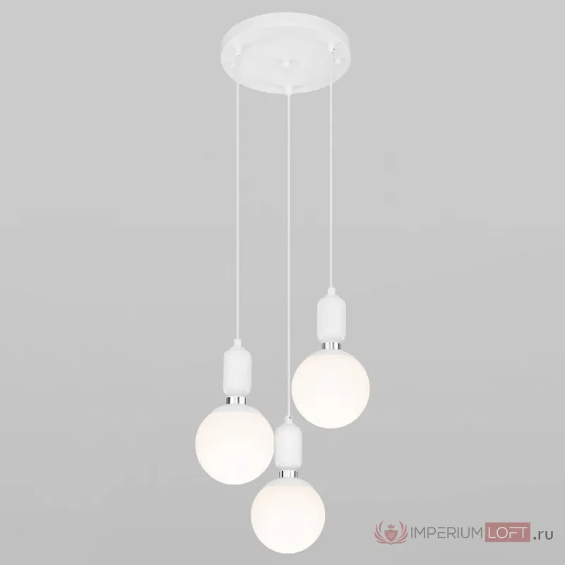 Подвесной светильник Eurosvet Bubble 50151/3 белый от ImperiumLoft