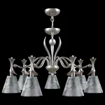 Подвесная люстра Lamp4You Modern 25 M3-07-DN-LMP-O-11 Цвет арматуры никель Цвет плафонов серый от ImperiumLoft