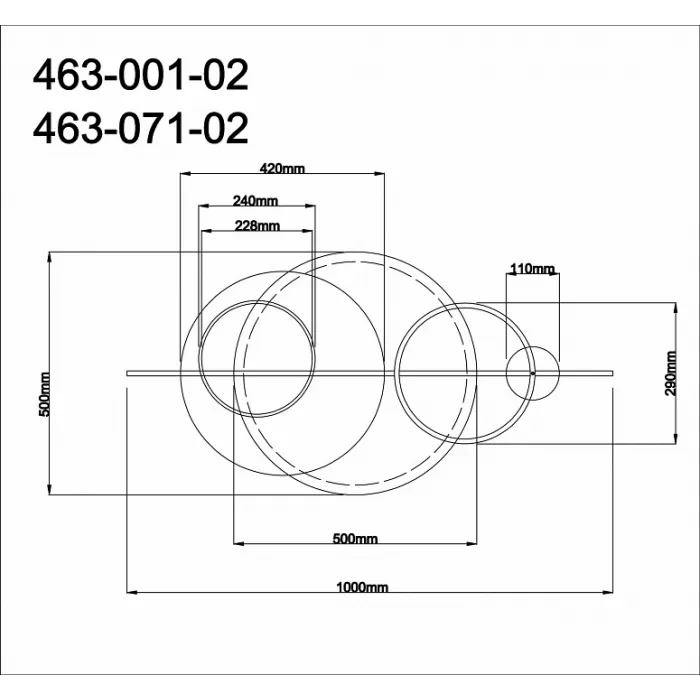 Накладной светильник Velante 463 463-071-02 от ImperiumLoft
