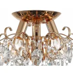 Потолочная люстра ST-Luce Orecchini SL846.202.03 Цвет арматуры золото Цвет плафонов прозрачный от ImperiumLoft