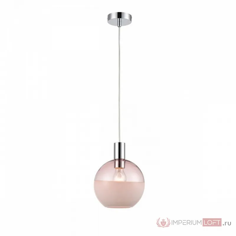 Подвесной светильник Vele Luce Unicum 654 VL5373P21 Цвет плафонов розовый Цвет арматуры хром от ImperiumLoft