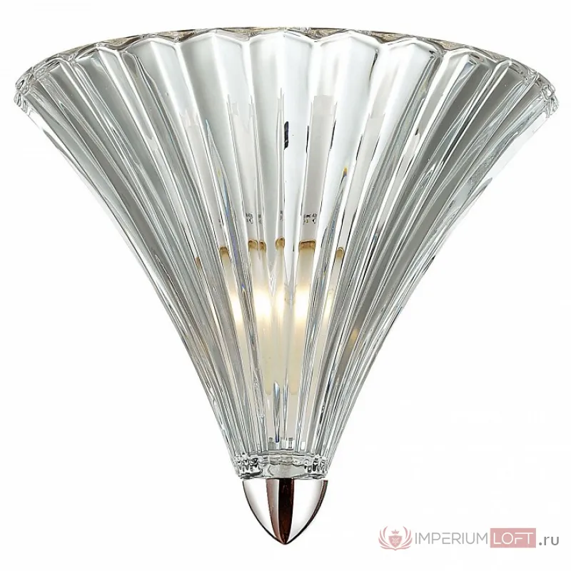 Накладной светильник Favourite Iris 1696-1W Цвет арматуры хром Цвет плафонов прозрачный от ImperiumLoft