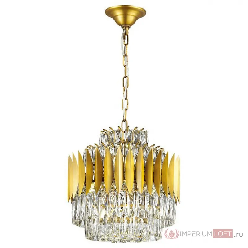 Подвесной светильник Odeon Light Valetta 4123/12 Цвет арматуры золото Цвет плафонов золото от ImperiumLoft