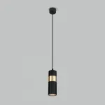 Подвесной светильник Eurosvet Viero 50096/1 черный/золото от ImperiumLoft