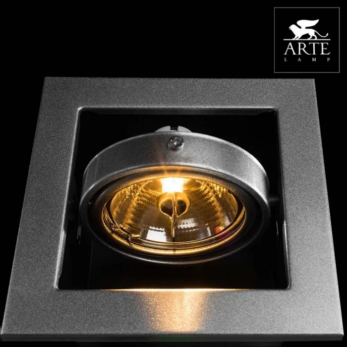 Встраиваемый светильник Arte Lamp Technika 2 A5930PL-1SI Цвет арматуры серебро Цвет плафонов серебро от ImperiumLoft