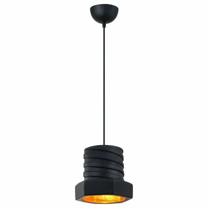Подвесной светильник Arte Lamp Bijoux A6680SP-1BK Цвет арматуры черный Цвет плафонов черный от ImperiumLoft