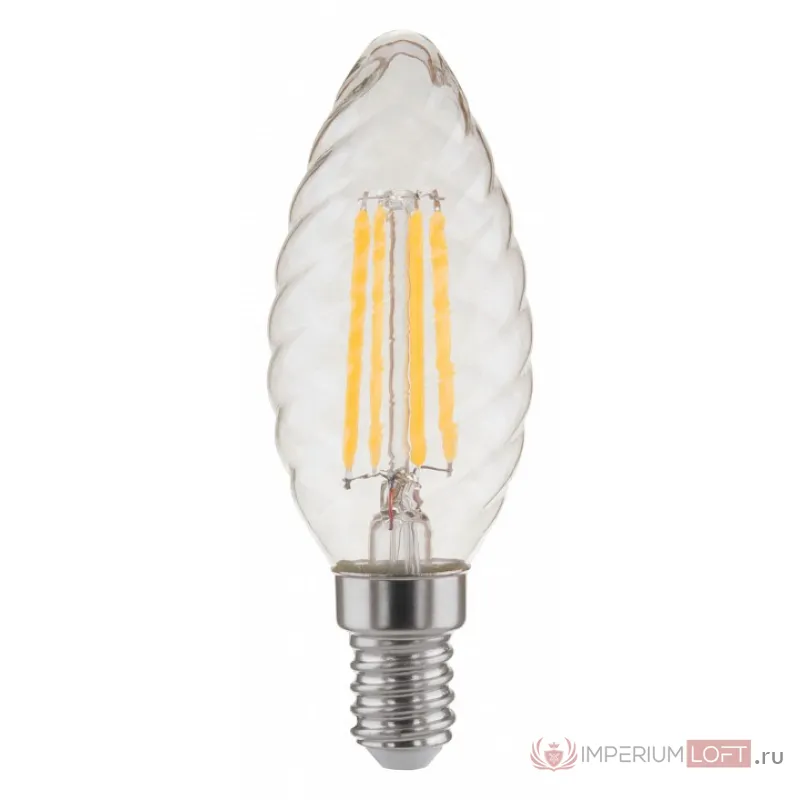 Лампа светодиодная Elektrostandard Свеча витая F E14 7Вт 4200K BLE1414 от ImperiumLoft