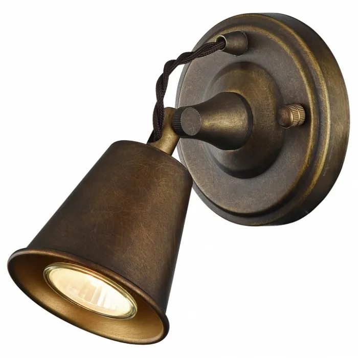Спот Favourite Glocke 1582-1W Цвет арматуры бронза Цвет плафонов бронза от ImperiumLoft