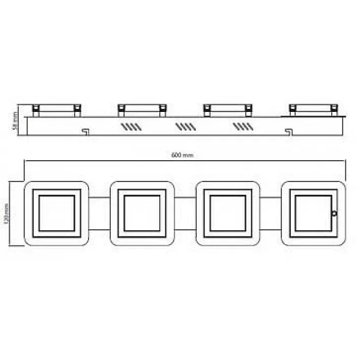 Накладной светильник Horoz Electric HRZ00002252 от ImperiumLoft