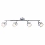 Спот Arte Lamp Echeggio A1558PL-4CC Цвет арматуры хром Цвет плафонов прозрачный