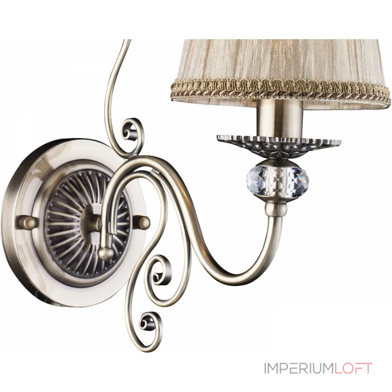 Бра Arte Lamp Charm A2083AP-1AB Цвет арматуры бронза Цвет плафонов кремовый от ImperiumLoft Бра Arte Lamp Charm A2083AP-1AB Цвет арматуры бронза Цвет плафонов кремовый от ImperiumLoft