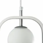 Подвесной светильник Maytoni Avola MOD431-PL-01-WS Цвет арматуры серебро Цвет плафонов белый от ImperiumLoft