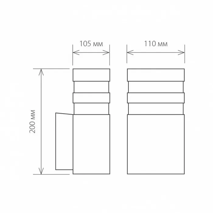 Светильник на штанге Elektrostandard Techno 1450 Techno 1450 черный от ImperiumLoft