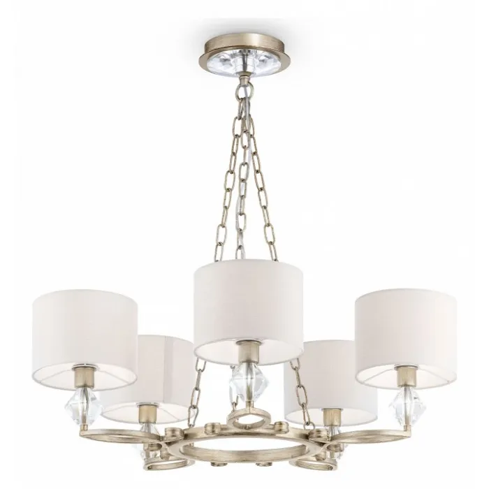 Подвесная люстра Maytoni Luxe H006PL-05G Цвет арматуры золото Цвет плафонов белый от ImperiumLoft